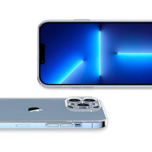 iPhone 14 Pro Max Mobilskal Ultratunt TPU - Vit Transparent