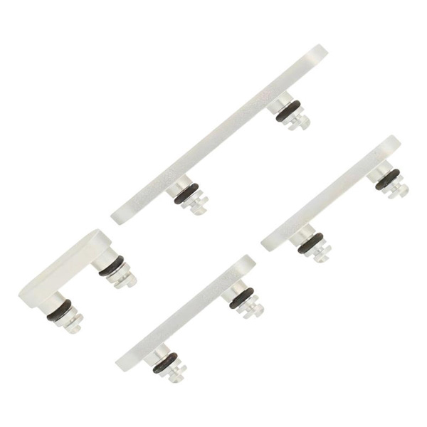 Knappsats för iPhone 17 Pro och 17 Pro Max - Silver Silver