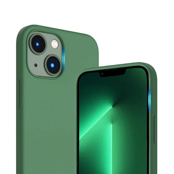 iPhone 14 Plus Silikonskal Rvelon MagSafe - Grön Green