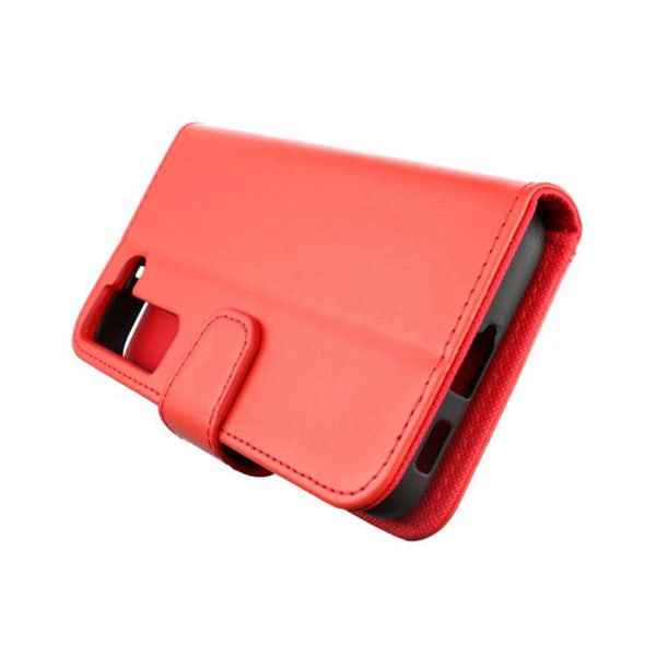 Samsung S22 Plus Plånboksfodral med Extra Kortfack Rvelon - Röd Röd