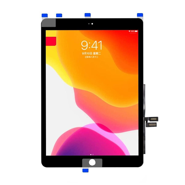 iPad 9 10.2 2021 Glas med Touchskärm OEM - Svart Svart