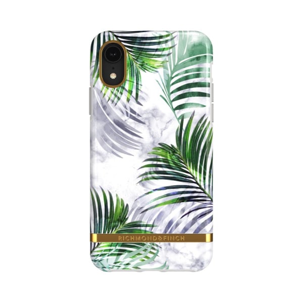 Richmond & Finch Skal Vit Marmor Tropics - iPhone XR Multicolor
