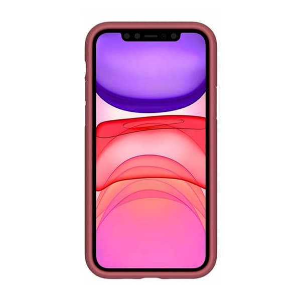 iPhone 11 Silikonskal Rvelon - Vinröd Röd