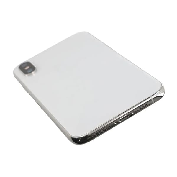 iPhone XS Baksida Komplett OEM med Smådelar - Silver Silver