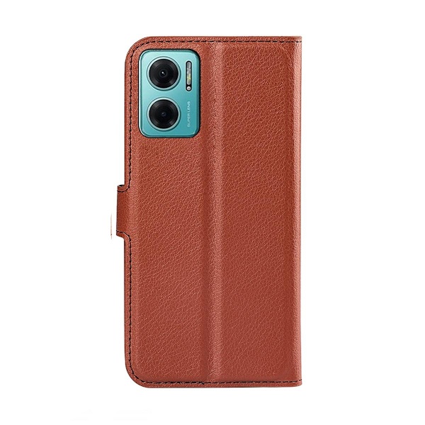 Xiaomi Redmi 10 5G Plånboksfodral med Stativ - Brun Brown