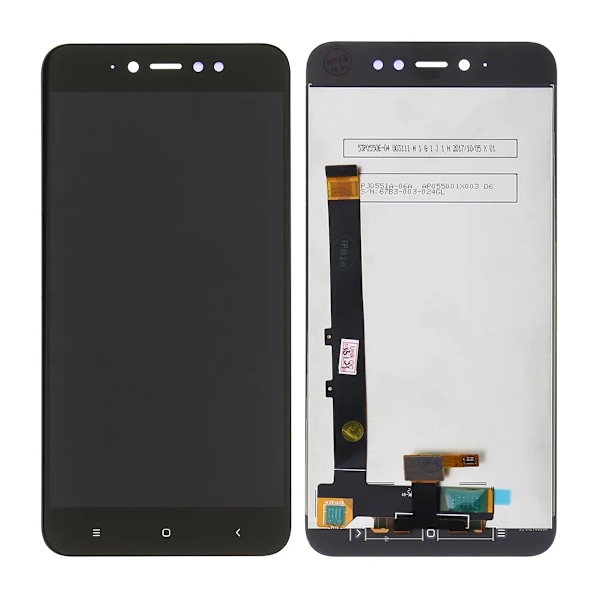 Xiaomi Redmi Note 5A Skärm med LCD Display - Svart Black