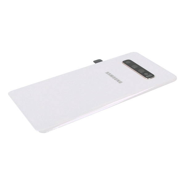 Samsung Galaxy S10 Plus (SM-G975F) Baksida Original - Keramik Vit Varm vit