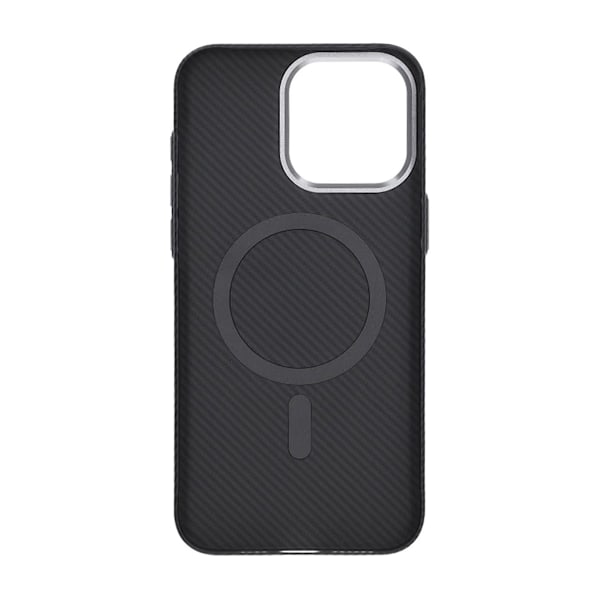 iPhone 15 Pro Max Mobilskal Carbonmönstrad - Svart Svart