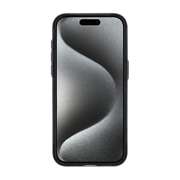 iPhone 15 Pro Max Mobilskal Carbonmönstrad - Svart Svart