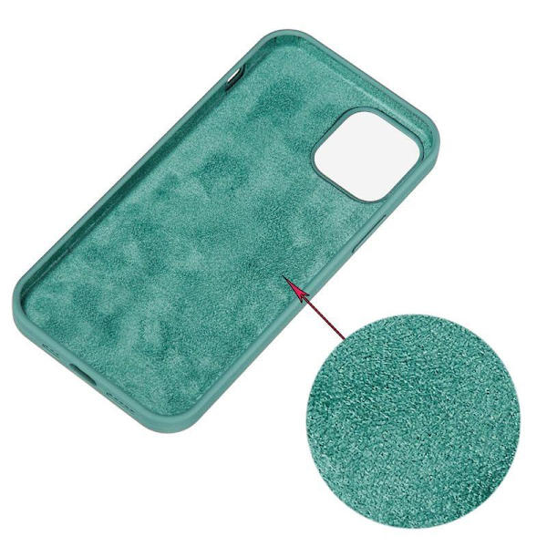 iPhone 15 Plus Silikonskal - Grön Grön