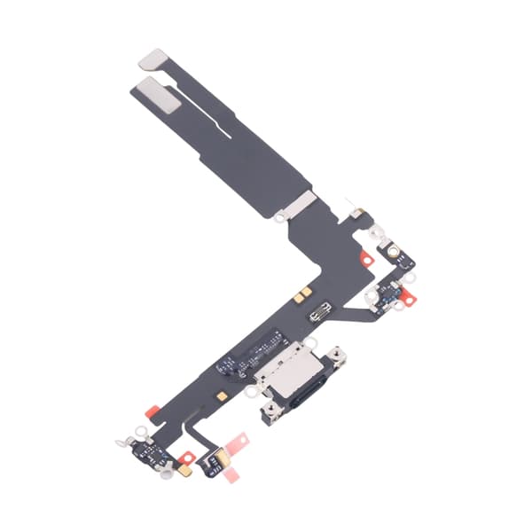 iPhone 16 Laddkontakt med Flexkabel Original - Svart Black