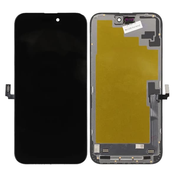 iPhone 16 Plus Skärm med Soft OLED Display RJ Svart