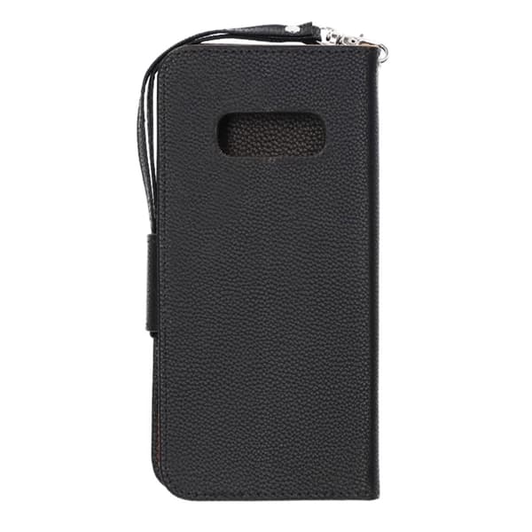 Samsung Galaxy S10e Plånboksfodral med Stativ - Svart Black