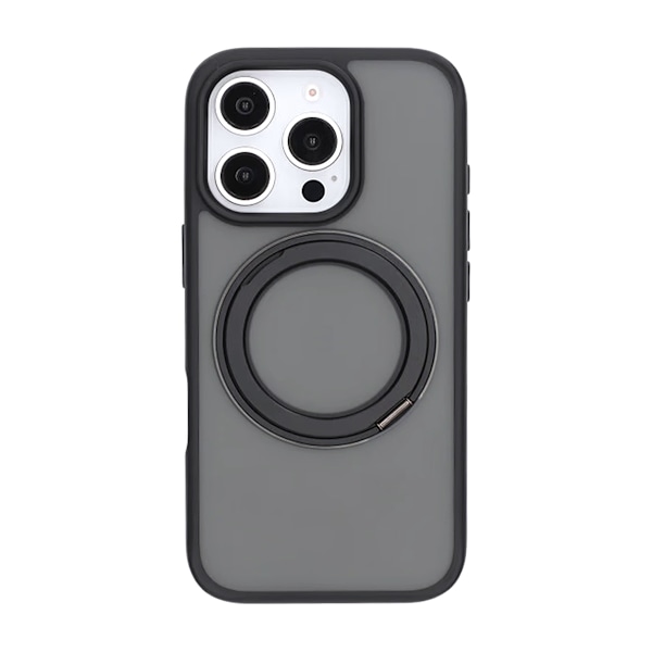 iPhone 16 Pro Max Mobilskal med Magsafe Stativ - Svart Black
