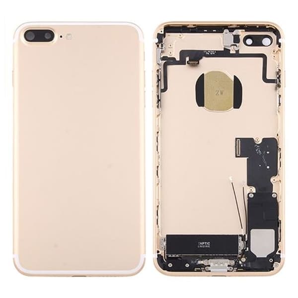 iPhone 7 Plus Baksida med Komplett Ram - Guld guld