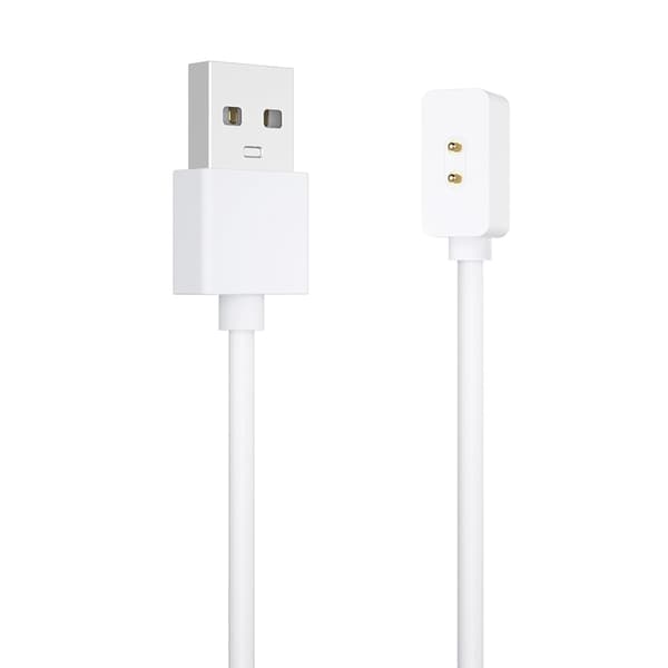 Laddkabel USB till Xiaomi Band 8/Pro/Active - Vit 2-Pin White