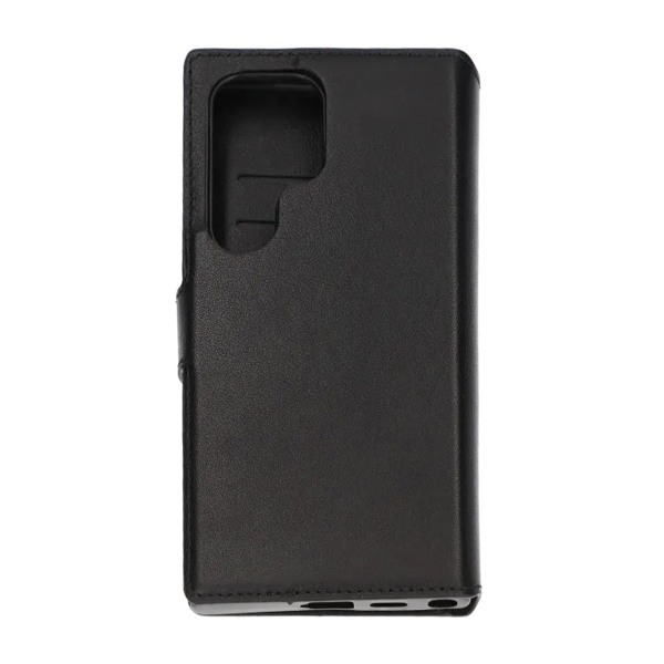 Samsung Galaxy S24 Ultra Plånboksfodral Läder Rvelon - Svart Svart