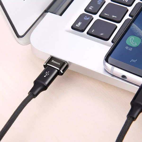 Micro-USB till USB-C Adapter Baseus Mini Svart