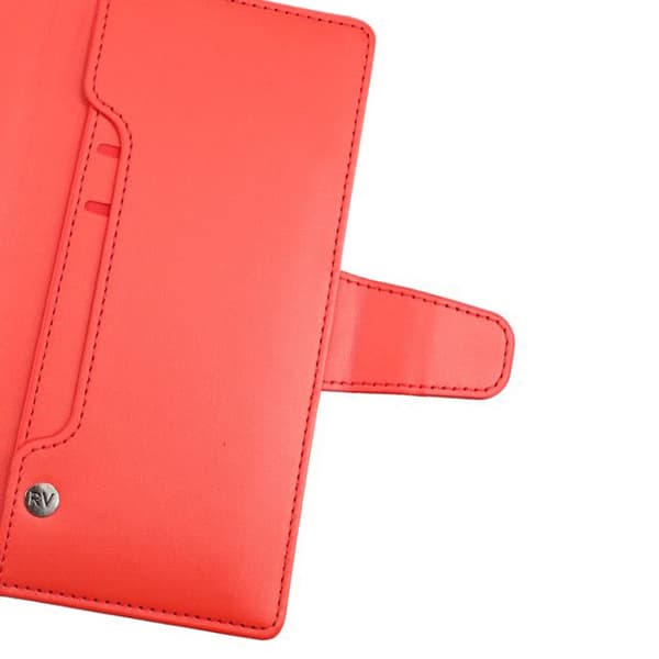 Samsung Galaxy S22 Ultra Plånboksfodral med Extra Kortfack Rvelon - Röd Red