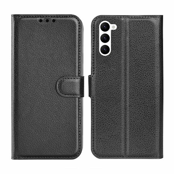Samsung Galaxy S23 5G Plånboksfodral med Stativ - Svart Svart