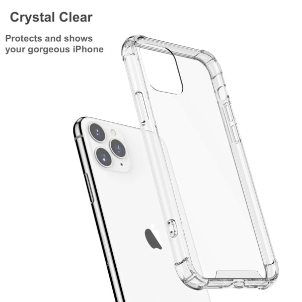 Stöttåligt Mobilskal iPhone 11 - Transparent Transparent