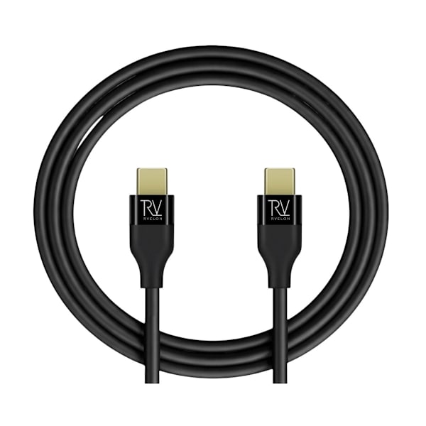 Rvelon USB-C till USB-C Kabel 2m Black