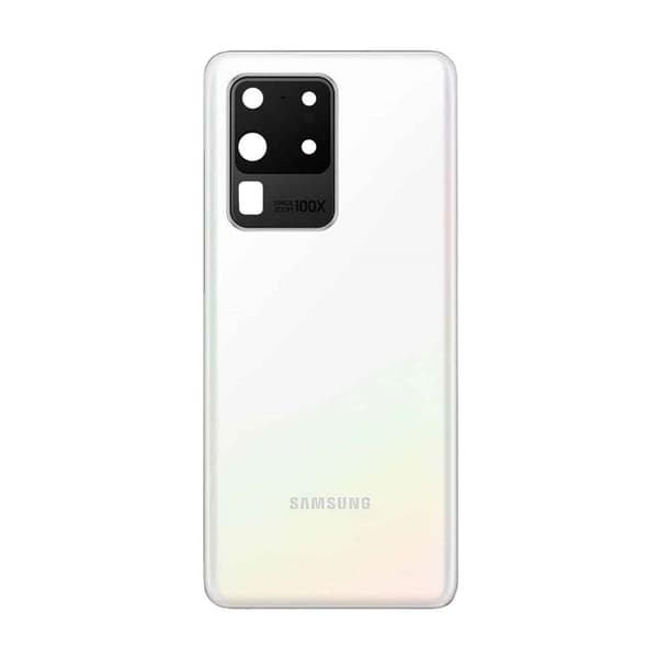 Samsung Galaxy S20 Ultra (SM-G988F) Baksida Original - Vit Vit