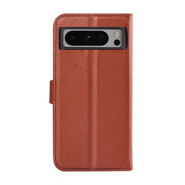 Google Pixel 8 Pro Plånboksfodral med Stativ - Brun Brown