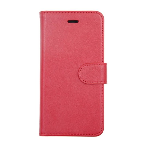 iPhone 6/6S Plånboksfodral Magnet Läder med Stativ - Röd Red