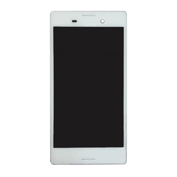 Sony Xperia M4 Aqua Skärm med LCD Display + Ram - Vit White