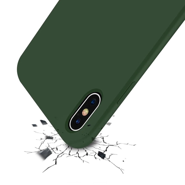 iPhone X/XS Skal - Silikon Grön Rvelon Green