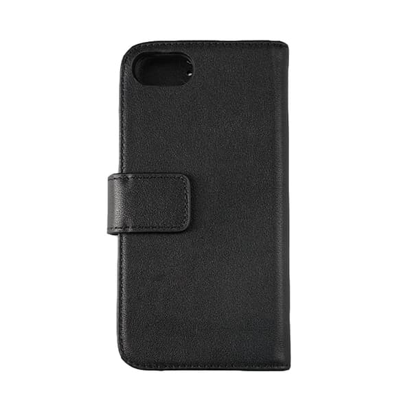 iPhone 7/8/SE 2020 Plånboksfodral Genuint Läder Rvelon - Svart Black