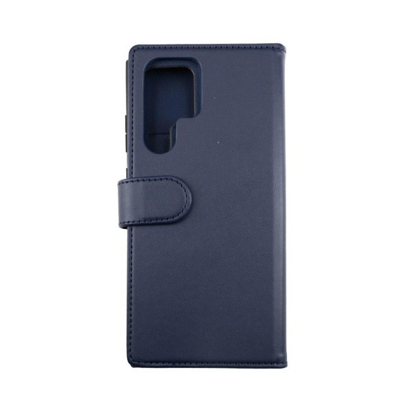 Samsung Galaxy S22 Ultra Plånboksfodral Magnet - Blå Marinblå