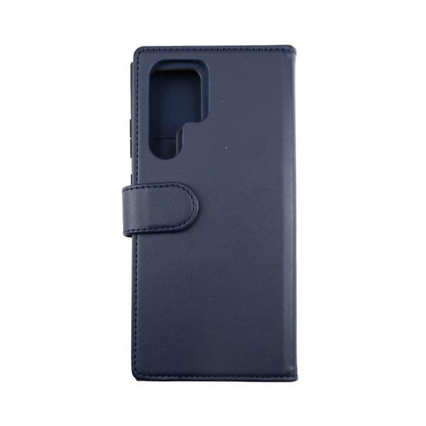 Samsung Galaxy S22 Ultra Plånboksfodral Magnet Rvelon - Blå Marinblå