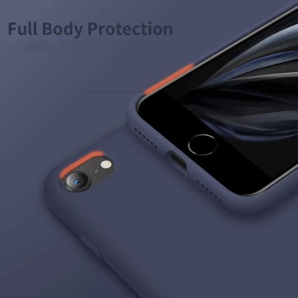 iPhone 7/8/SE (2020/2022) Silikonskal Rvelon - Blå Ice blue