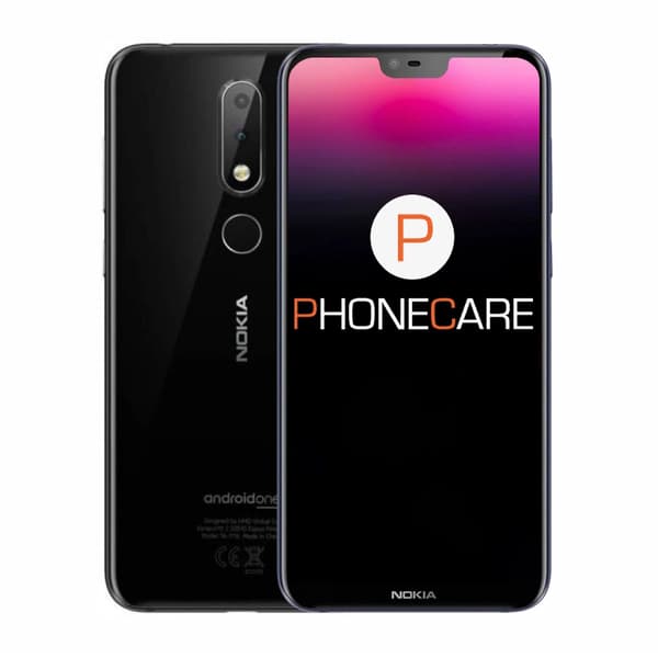 Begagnad Nokia 6.1 Plus 32GB Svart - Använt skick sort