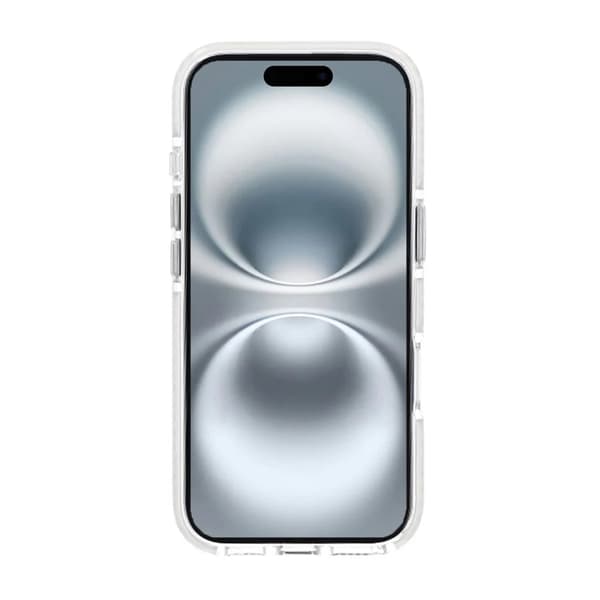 Mobilskal Magnet Dubbelskydd för iPhone 17 Pro - Vit Transparent