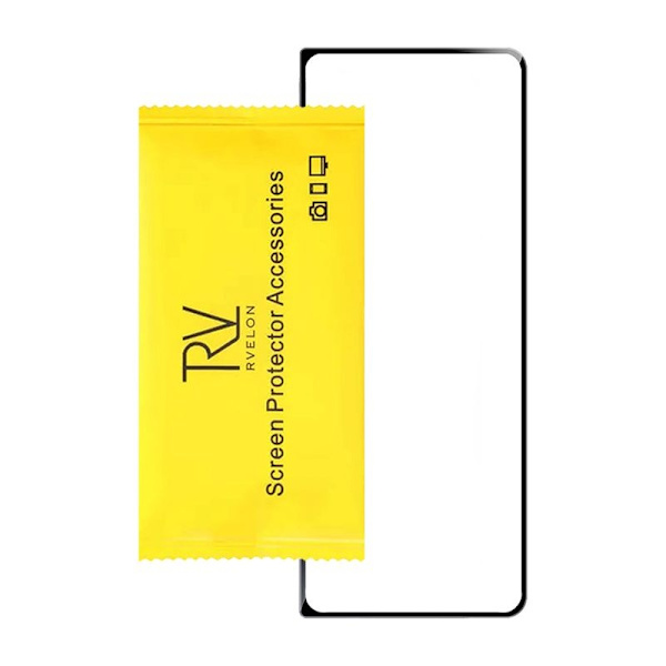 Skärmskydd Samsung Galaxy Z Fold 5 - 3D Härdat Glas Svart (miljö) Svart