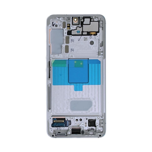 Samsung Galaxy S22 Skärm med LCD Display Original - Vit/Cream/Blå Vit