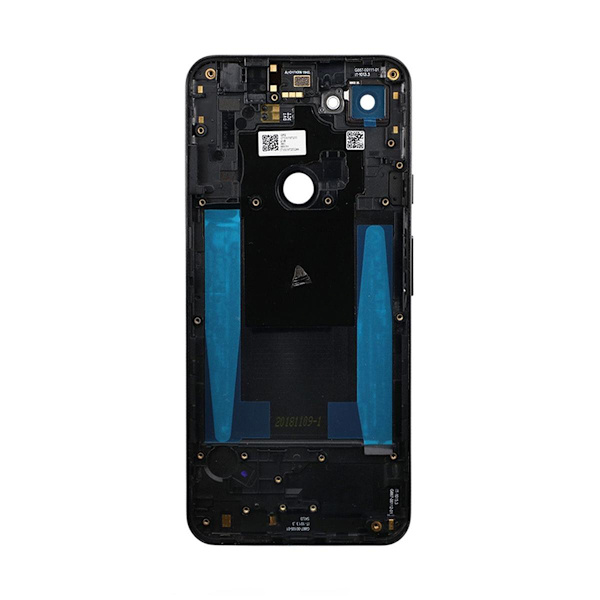 Google Pixel 3A XL Baksida/Komplett Ram OEM - Svart Black