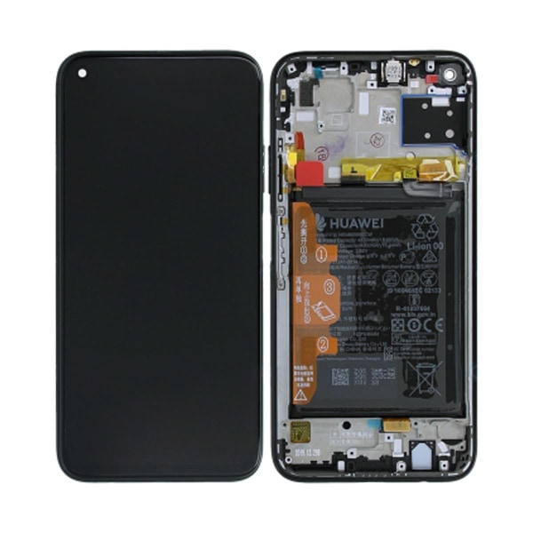 Huawei P40 Lite Skärm/Display med Batteri Original - Svart Black 90d7 |  Black | 1 | Fyndiq