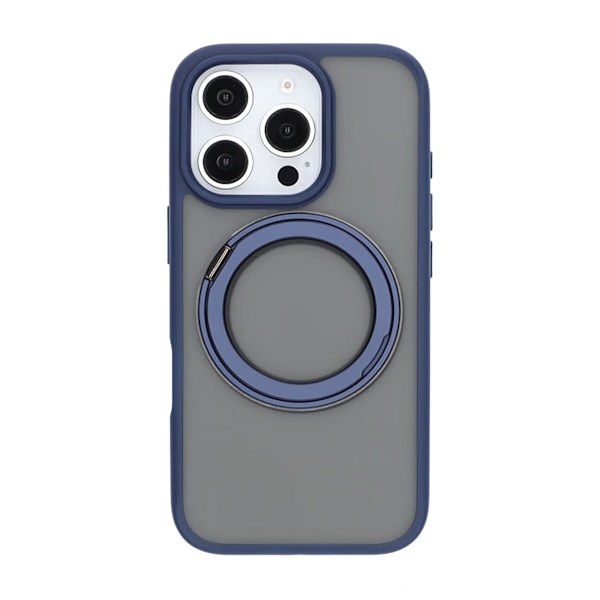iPhone 16 Pro Mobilskal med Magsafe Stativ - Blå Blå