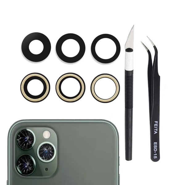 iPhone 12 Pro Max Kameraglas (3-pack)