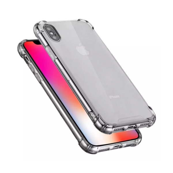 Stöttåligt Mobilskal iPhone XR - Transparent Transparent