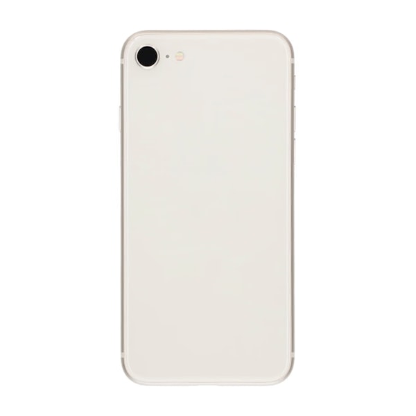 iPhone SE 2020 Baksida med Komplett Ram OEM - Vit White