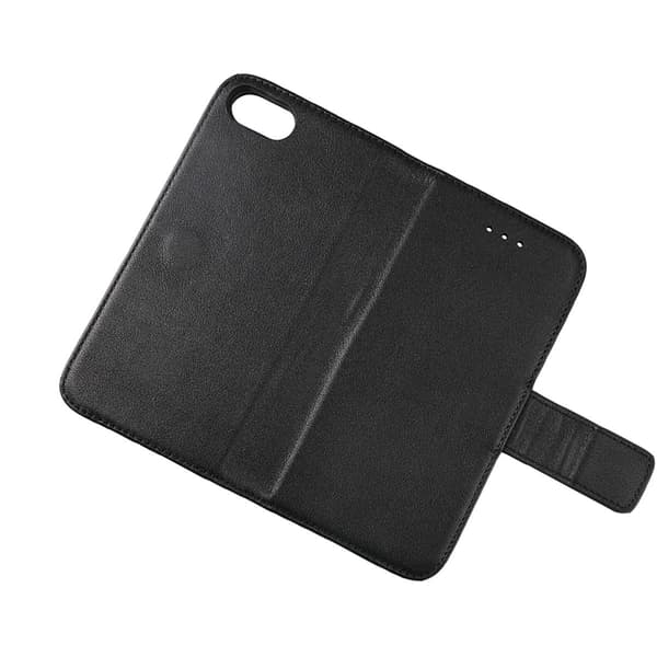 iPhone 7/8/SE 2020 Plånboksfodral Genuint Läder Rvelon - Svart Black