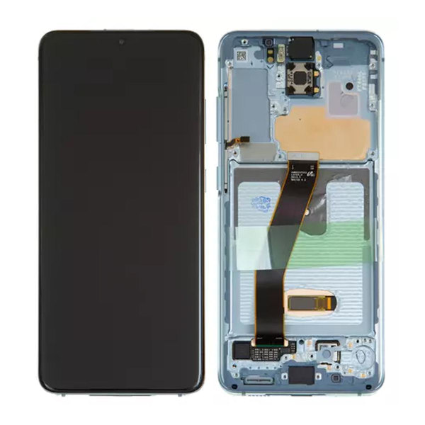 Samsung Galaxy S20 4G/5G (G980/G981) Skärm med LCD Display Original - Blå Blue