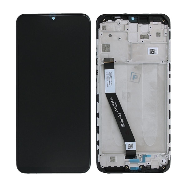 Xiaomi Redmi 9 (2020) Skärm med LCD Display Original - Svart Black