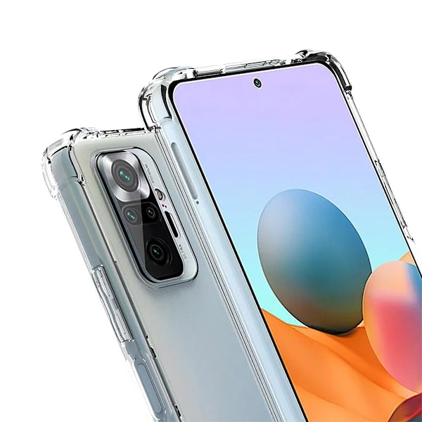 Xiaomi Redmi Note 11 Stöttåligt TPU Mobilskal - Transparent Transparent