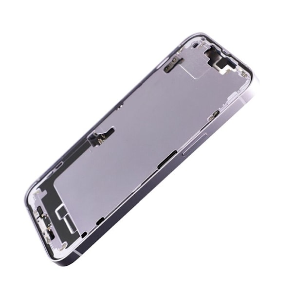 iPhone 14 Plus Baksida med Komplett Ram - Lila Lila